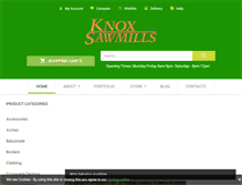 Tablet Screenshot of knoxsawmills.co.uk